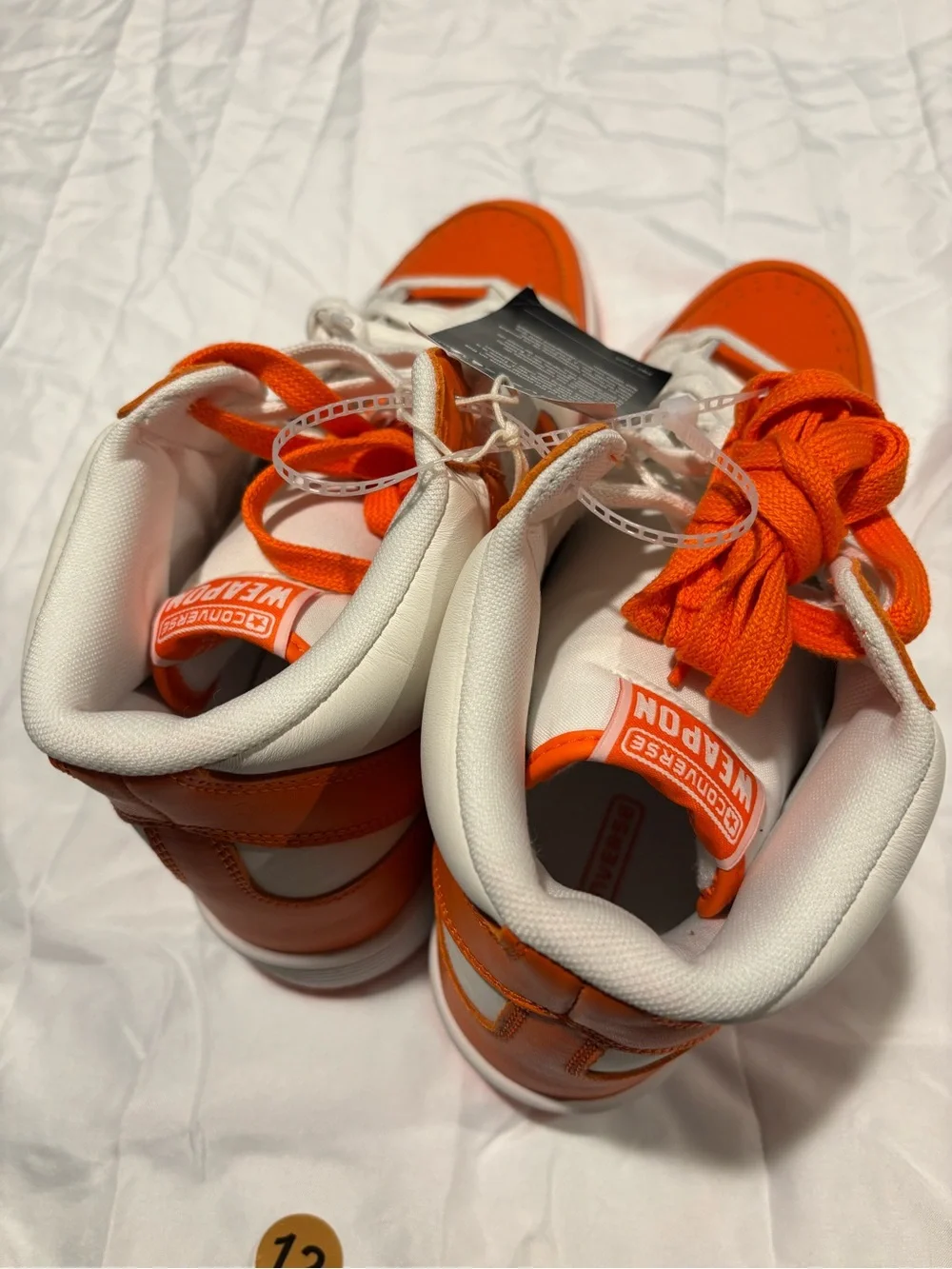 Converse Weapons High-Top Sneakers BNWT Size 12 — Syracuse Colors